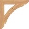 Ekena Millwork Thorton Slat Smooth Bracket, Western Red Cedar, 3 1/2"W x 24"D x 24"H BKT04X24X24THR06SWR - alternate 4